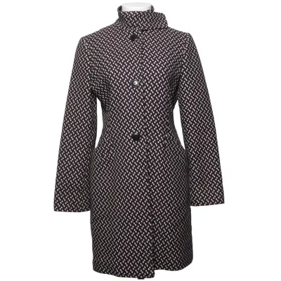 Manteau (Noir, Beige) de Miu Miu Viscose, Laine