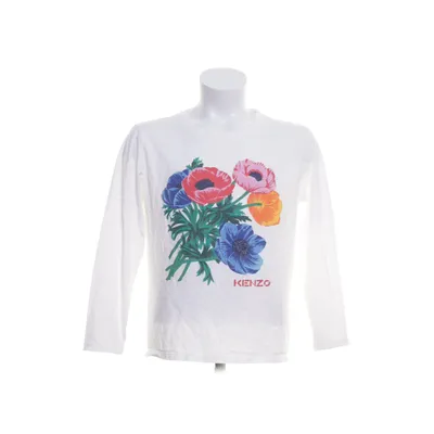 Långärmad t-shirt (Vit, Flerfärgad) från Kenzo Kids Bomull