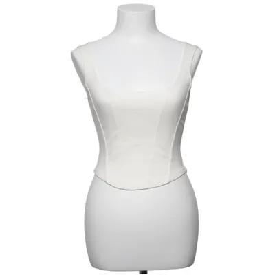 Crop top (White) from Organic Basics Elastane, Organic cotton