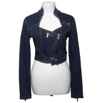 Jeansjacka (Blå) från Versace Jeans Couture Bomull, Elastan, Lyocell, Polyester