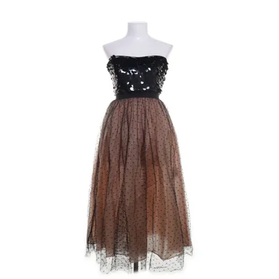 Cocktailklänning (Svart, Beige) från Red Valentino Elastan, Polyamid, Silke