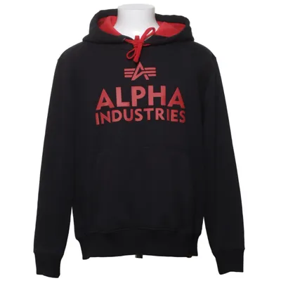 Hoodie (Black) from Alpha Industries Cotton, Polyester