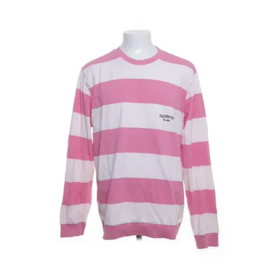Collegetröja (Vit, Rosa) från Supreme Bomull