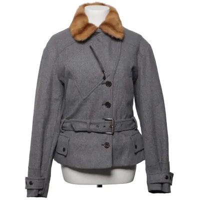 Jacka (Grå) från Alexander McQueen Polyamid, Ull