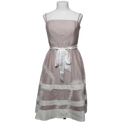 Dress (Gray, White) from Coast Acetate, Cotton, Polyester, Silk