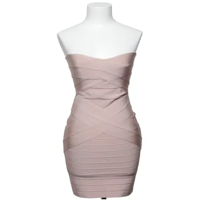 Robe de cocktail (Rose) de Herve Leger Élasthane, Polyamide, Viscose