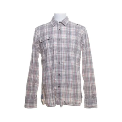 Skjorta (Vit, Flerfärgad) från Hilfiger Denim Akryl, Bomull, Ull