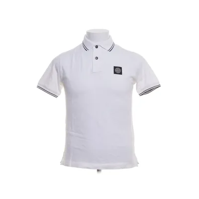 Pikétröja (Vit) från Stone Island Bomull, Elastan
