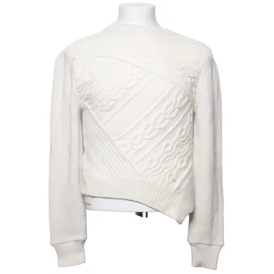 Pull-over (Blanc) de Burberry Cachemire, Laine