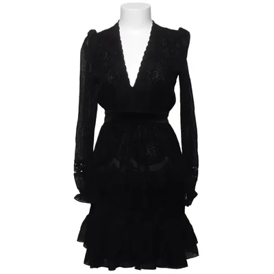 Robe (Noir) de Roberto Cavalli Élasthane, Polyamide, Polyester, Viscose