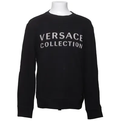 Sweatshirt (Zwart) van Versace Collection Katoen