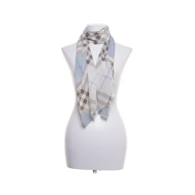 Neckerchief (Beige, Blue) from Burberry Silk