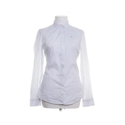 Shirt (White, Blue) from Tommy Hilfiger Jeans Cotton, Elastane, Polyamide