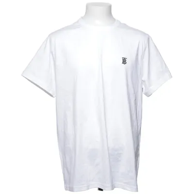 T-shirt (Hvid) fra Burberry Bomuld, Elastan