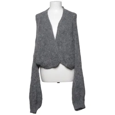 Strickjacke (Grau) von By Aylin Koenig Alpakawolle