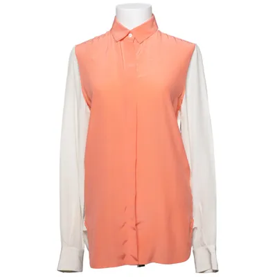 Shirt (Orange, White) from Céline Silk