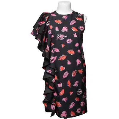 Kleid (Schwarz, Mehrfarbig) von MSGM Polyester
