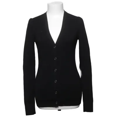 Cardigan (Black) from Burberry Polyester, Wool