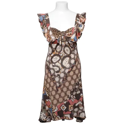 Kjole (Flerfarvet) fra Just Cavalli Elastan, Polyester, Viscose