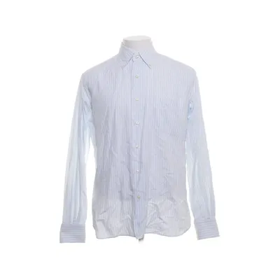 Buttondown-skjorta (Blå, Vit) från Ermenegildo Zegna