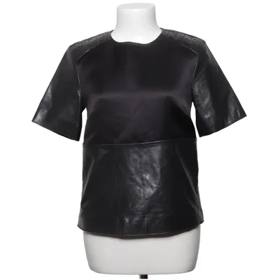 Top (Black) from McQ by Alexander McQueen Leather, Polyester