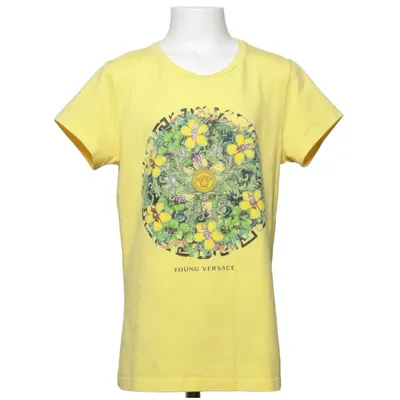 T-shirt (Jaune, Multicolore) de Young Versace Coton, Élasthane