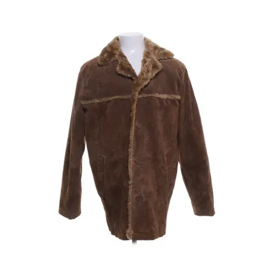 Läderjacka (Brun) från Emmundo Zegarra Polyester, Skinn