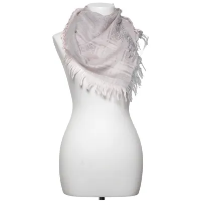 Scarf (Gray, Pink) from Gucci Silk, Wool