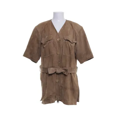 Leren vest (Beige) van Etienne Aigner Acetaat, Leer, Viscose