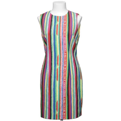 Jurk (Meerkleurig) van Versace Jeans Couture Elastaan, Polyester