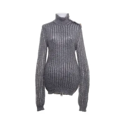 Polotröja (Silverfärgad, Grå) från Balmain Mohair, Polyamid, Polyester, Viskos, Ull
