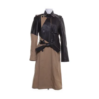 Läderkappa (Beige, Brun) från Bottega Veneta Bomull, Skinn, Ull