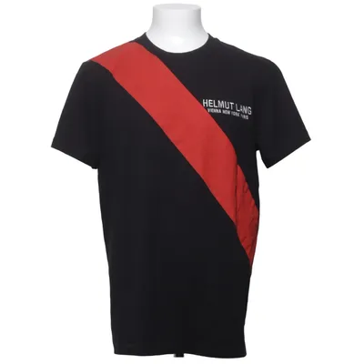 T-shirt (Black, Red) from Helmut Lang Cotton