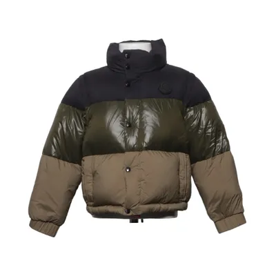 Daunenjacke (Schwarz, Grün) von Moncler Daune, Feder