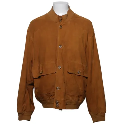 Läderjacka (Brun) från Yves Saint Laurent Skinn, Polyester