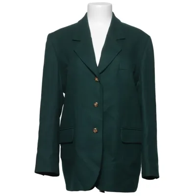Kavaj (Grön) från Burberry Viskos, Ull