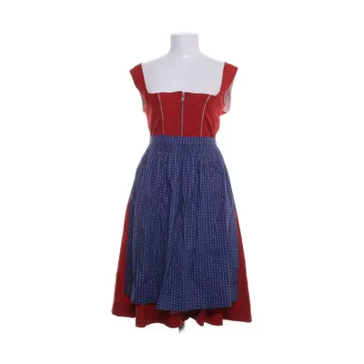 Dirndl (Red, Blue, White) from Trevira Viscose