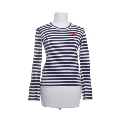 Langærmet t-shirt (Blå, Hvid) fra Comme des Garçons PLAY Bomuld