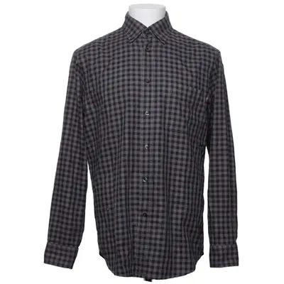 Chemise (Gris, Noir) de Zegna Sport Coton