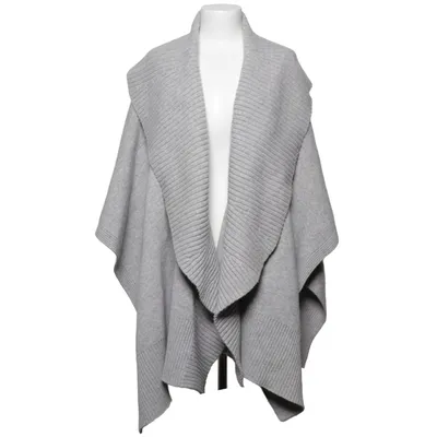 Poncho (Gray) from Burberry Cashmere, Elastane, Polyamide, Wool