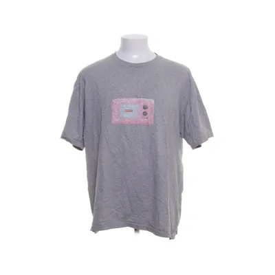 T-shirt (Grå, Pink) fra Supreme Bomuld, Polyester