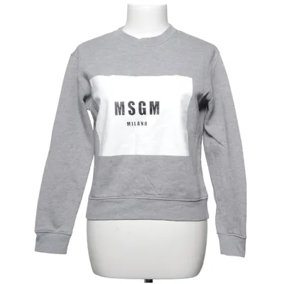 Collegetröja (Grå, Vit) från MSGM Bomull, Viskos