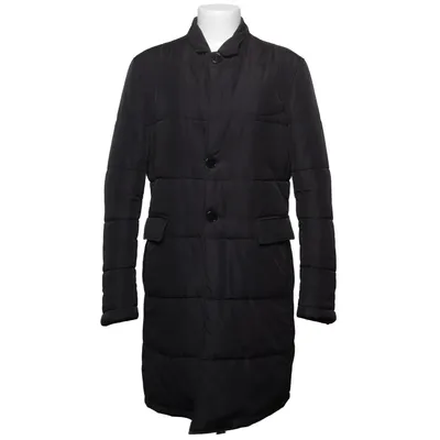 Winter coat (Black) from Versace Collection Polyamide, Polyester