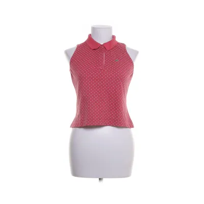 Top (Pink, Hvid) fra Lacoste Bomuld, Elastan