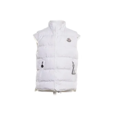 Dunväst (Beige) från Moncler Dun, Fjädrar, Nylon