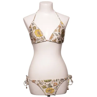 Bikini (Wit, Groen, Geel) van Zimmermann Elastaan, Polyamide