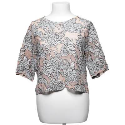 Top (Beige, Zwart) van Balenciaga Katoen