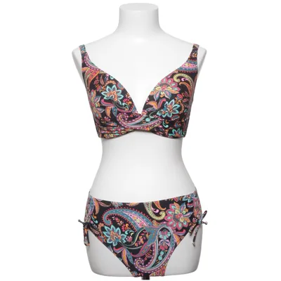 Bikini (Zwart, Meerkleurig) van Antigel Elastaan, Polyamide, Polyester, Polyurethaan