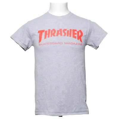 T-shirt (Grijs) van Thrasher Katoen, Polyester