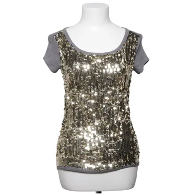 Topp (Grå, Guldfärgad) från Dolce & Gabbana Bomull, Elastan